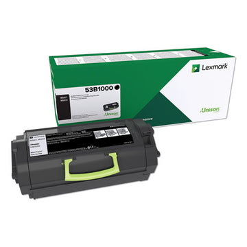 Lexmark™ 53b1000 Unison Toner, 11,000 Page-yield, Black freeshipping - TVN Wholesale